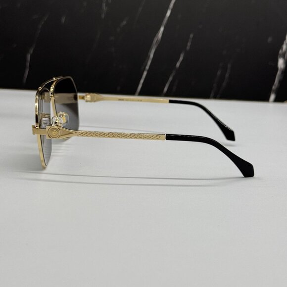 NEW VERSACE VE2284 1002/6G SUNGLASSES GOLD UNISEX VERSACE VE2284 10026G main image 4